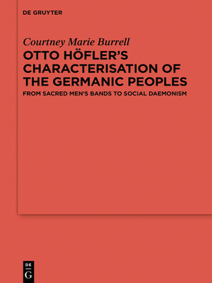 cover image of Otto Höfler's Characterisation of the Germanic Peoples